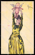 Illustratori Artist Signed Sacchetti Fashion Lady Cupid Polenghi 21-4 pc ZG6727 – fronte