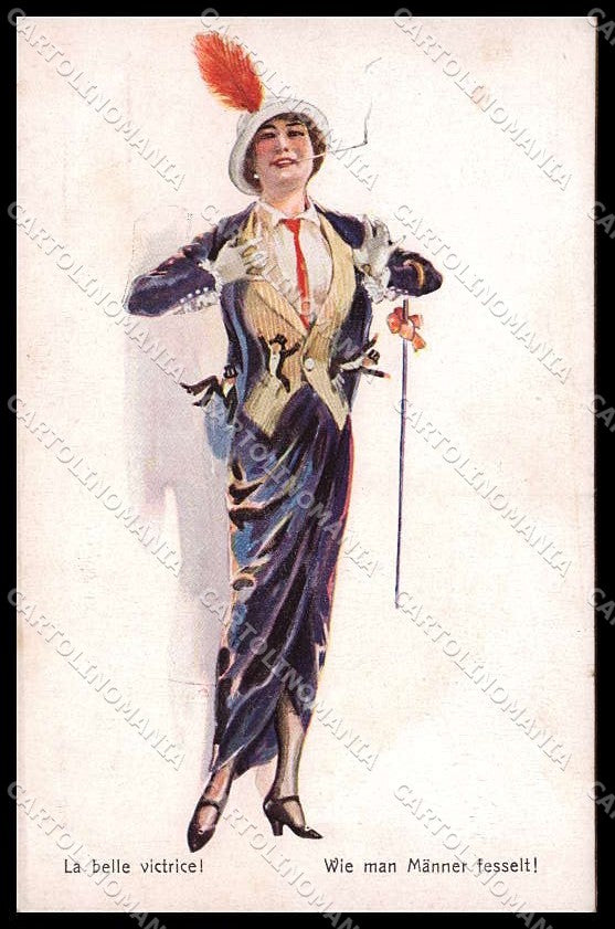 Illustratori Artist Signed Usabal Fashion Lady WSSB serie 1137 cartolina ZG6728 – fronte