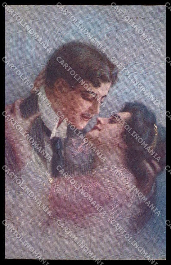 Illustratori Artist Signed Guerzoni Romantic Couple serie 278-2 cartolina ZG6731 – fronte