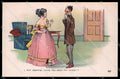 Illustratori Artist Signed Glamour Fashion Lady Man Comic cartolina ZG6735 – fronte