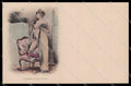 Illustratori Artist Signed Le Riverend Risque Lady Chemise Mode cartolina ZG6746 – fronte