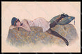 Illustratori Artist Signed A. Jarach Risque Lady Rue de la Paix 161 pc ZG6757 – fronte