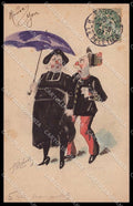 Illustratori Artist Signed Roberty Hand Painted Comic cartolina ZG6762 – fronte