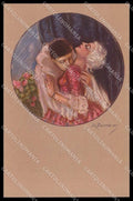 Illustratori Artist Signed A Zandrino Lady Carnival Pierrot 93-5 pc ZG6774 – fronte