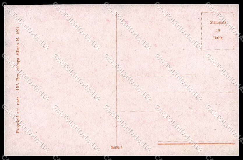 Illustratori Artist Signed Guerzoni Lady serie 2688-2 cartolina ZG6785 – retro