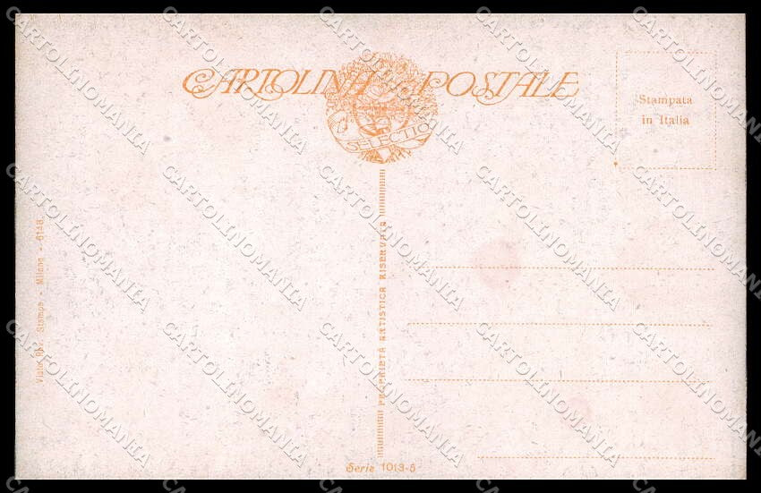 Illustratori Artist Signed Guerzoni Lady Romantic Couple serie 1013-5 pc ZG6794 – retro