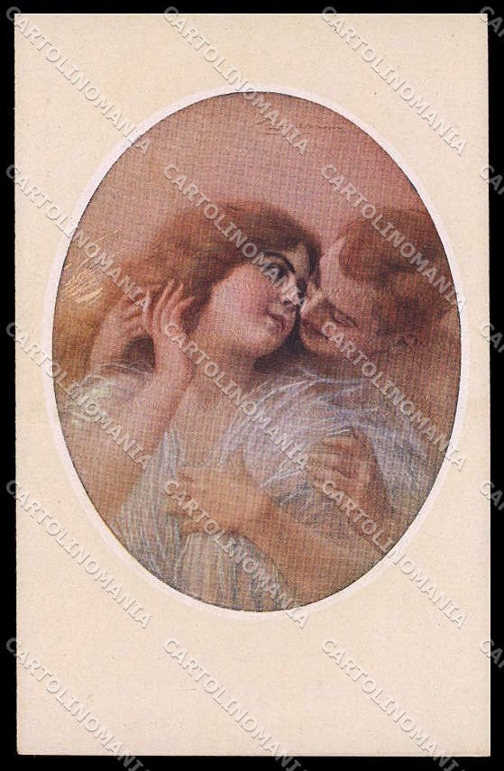 Artist Signed Guerzoni Lady Romantic Couple serie 340 Bis-3 pc ZG6803 – fronte