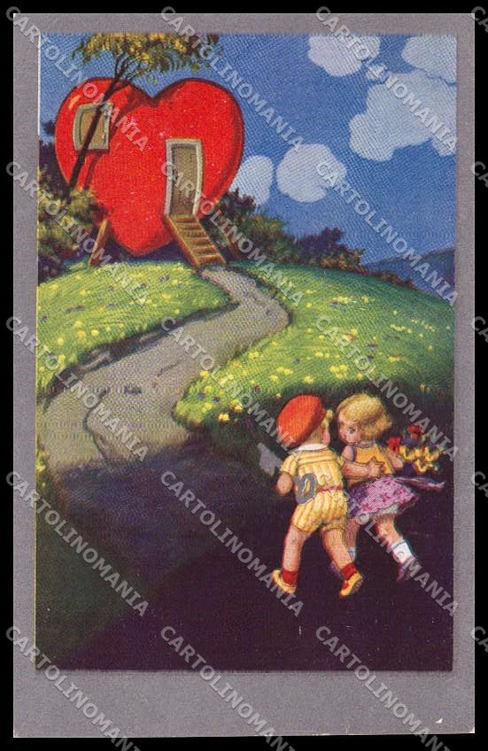 Illustratori Artist Signed Castelli Children Degami cartolina ZG6914 – fronte