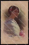 Illustratori Artist Signed L. Knoefel Fashion Glamour Lady serie 667 pc ZG6939 – fronte