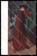 Illustratori Artist Signed A. Maurer Lady Fan XI Expo Venezia cartolina ZG6953 – fronte