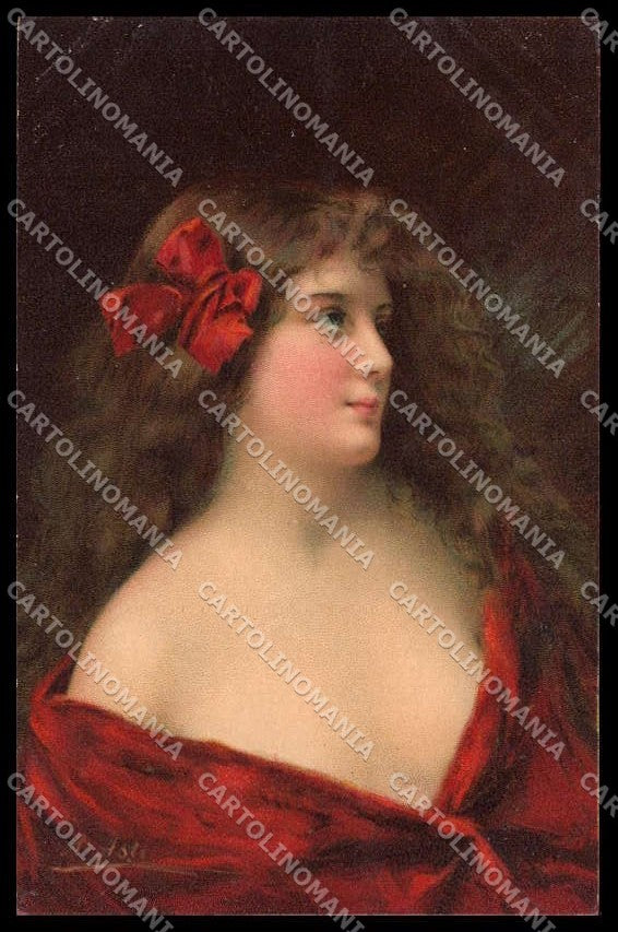 Illustratori Artist Signed Asti Lady TSN serie 505-6 cartolina ZG6998 – fronte