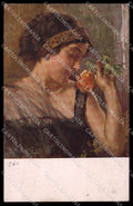 Illustratori Artist Signed R. Salvadori Lady Rose serie XIV cartolina ZG7037 – fronte