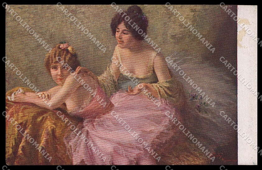 Illustratori Artist Signed N. Gradi Lady Ballerina Ars Minima ABRADED pc ZG7040 – fronte