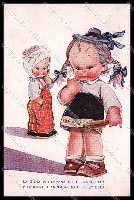 Illustratori Artist Signed Martini Children serie 4700-9 cartolina ZG7055 – fronte