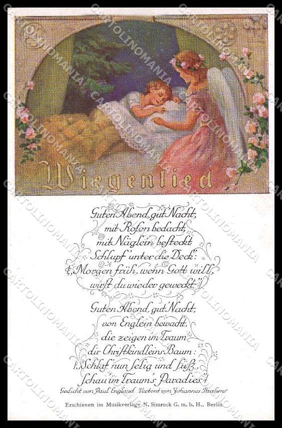 Illustratori Artist Signed Child Angel Bunte Reihe 210 pc ZG7091 – fronte