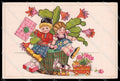 Illustratori Artist Signed M. Boriss Children Christmas serie 8468-2 pc ZG7100 – fronte