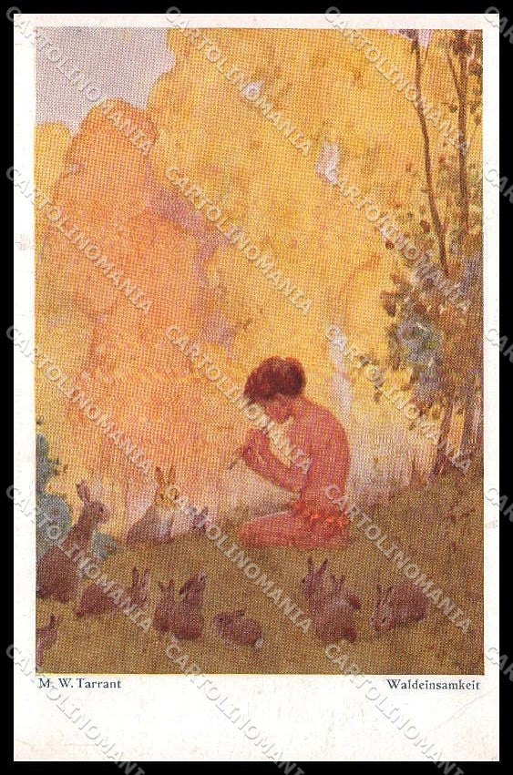 Illustratori Artist Signed M. W. Tarrant Waldeinsamkeit WRINKLES pc ZG7125 – fronte
