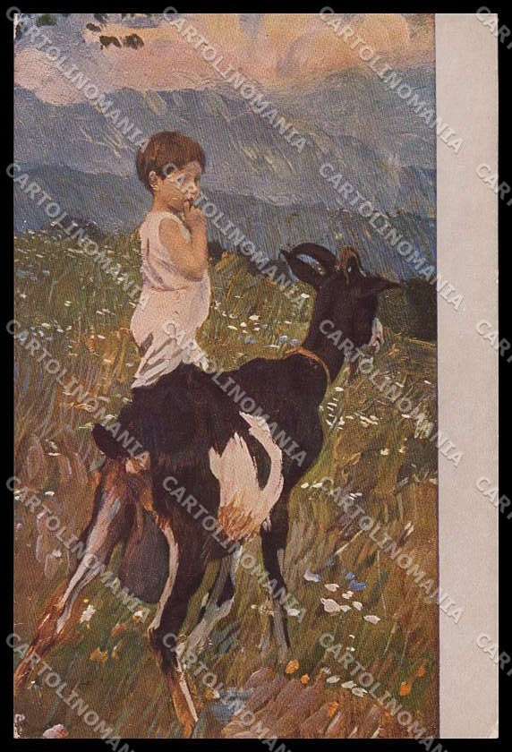 Illustratori Artist Signed E. Tito Child serie 411 cartolina ZG7136 – fronte