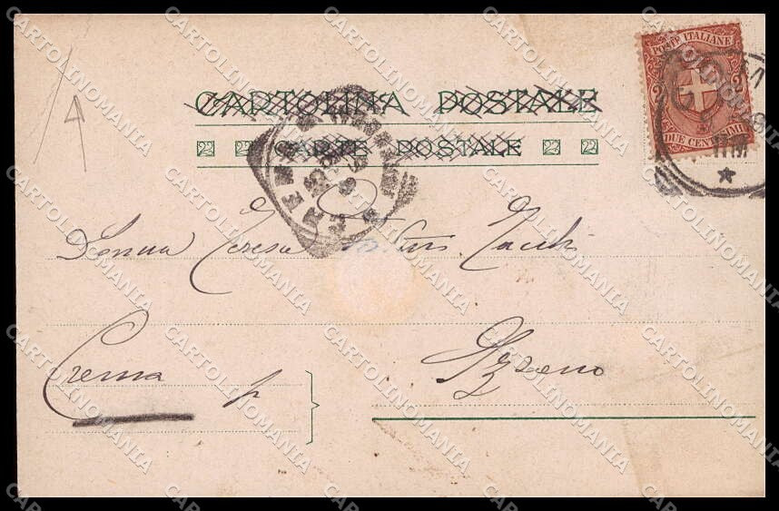 Artist Signed Chiattone Art Nouveau Como Grand Hotel CORNER CREASED pc ZG7143 – retro