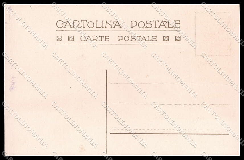 Illustratori Artist Signed Chiattone Art Nouveau Sanremo Olio Sasso pc ZG7155 – retro