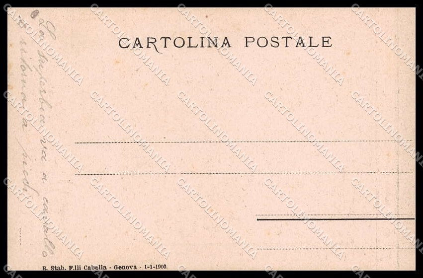 Illustratori Artist Signed P. Gamba Rebus Horse Lady serie I-2 cartolina ZG7159 – retro