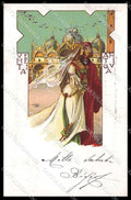 Illustratori Artist Signed Martini Venetia Antiqua Venezia Lady cartolina ZG7173 – fronte