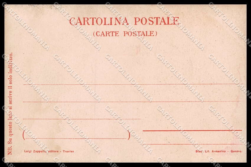 Illustratori Artist Signed Martini Venetia Antiqua Venezia cartolina ZG7183 – retro