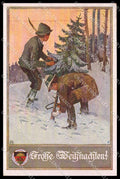 Artist Signed AR Children Christmas Deutscher Schulverein 395 WRINKLES pc ZG7193 – fronte