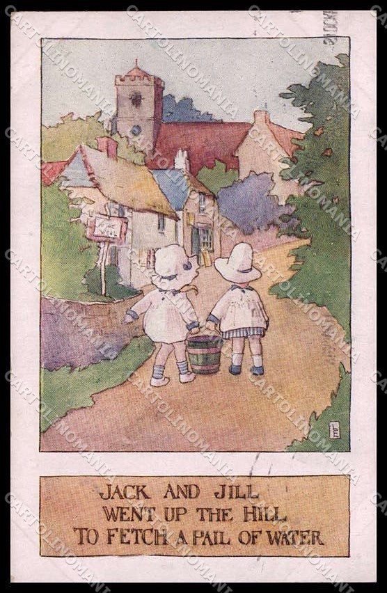 Illustratori Artist Signed LE Children Jack and Jill Mansell 1042 ZG7201 – fronte