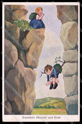 Illustratori Artist Signed Children Mountain Comic WSSB 9268-2 cartolina ZG7209 – fronte