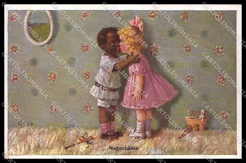 Illustratori Artist Signed E. Frank Children WSSB serie 5783 pc ZG7229 – fronte