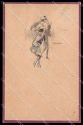 Artist Signed Lenhart Fashion Lady serie 6 CORNER CREASED pc ZG7238 – fronte