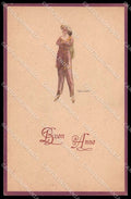 Illustratori Artist Signed Lenhart Fashion Lady serie 2 cartolina ZG7245 – fronte