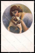 Illustratori Artist Signed Monestier Lady Bulldog serie 36-4 WRINKLES pc ZG7253 – fronte