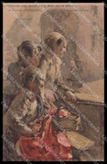 Artist Signed A. Feragutti Children SocietÃ  Belle Arti Milano 967 pc ZG7291 – fronte