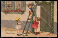 Illustratori Artist Signed Baumgarten Children ERIKA 3057 cartolina ZG7301 – fronte