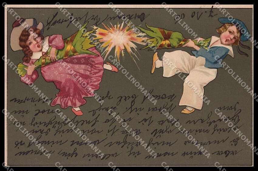 Illustratori Artist Signed Children Meissner & Buch serie 1394 cartolina ZG7305 – fronte