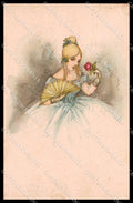 Artist Signed Hannes Petersen Lady Degami 991 CORNER CREASED cartolina ZG7312 – fronte