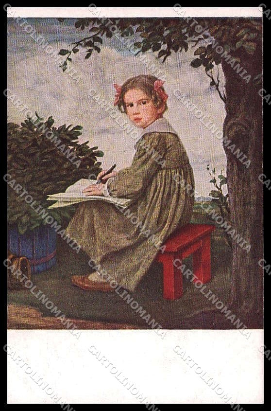 Illustratori Artist Signed L. Zumbusch Johanna Jugend serie VI-5 pc ZG7319 – fronte