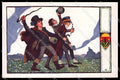 Illustratori Artist Signed AB Boy Deutscher Schulverein 147 cartolina ZG7320 – fronte