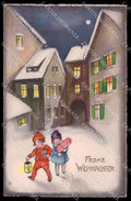 Illustratori Artist Signed Hannes Petersen Christmas HWB serie 3548 pc ZG7322 – fronte