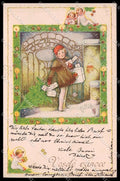 Illustratori Artist Signed Ljuby Ernapovy Girl Christmas cartolina ZG7334 – fronte