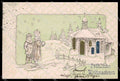 Illustratori Artist Signed Children Christmas Relief cartolina ZG7335 – fronte