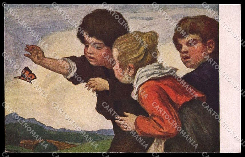 Illustratori Artist Signed Zumbusch Children serie 137 cartolina ZG7349 – fronte