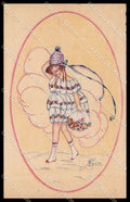 Illustratori Artist Signed E. Kurt Girl serie 1843 cartolina ZG7363 – fronte