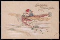 Illustratori Artist Signed Children Plane cartolina ZG7375 – fronte