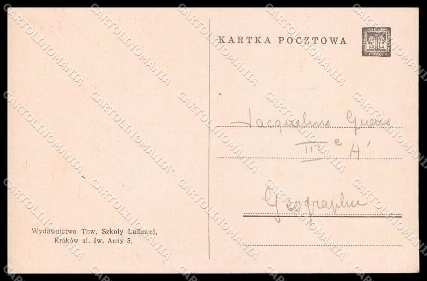 Illustratori Artist Signed A. Gr. O. Girl Poland cartolina ZG7381 – retro
