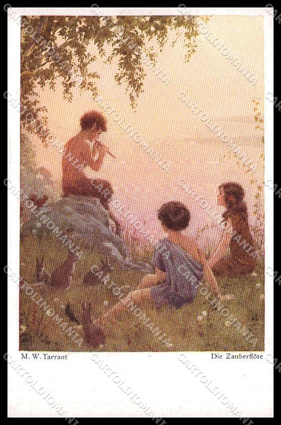 Illustratori Artist Signed M. W. Tarrant Die Zauberflote serie 3427 pc ZG7391 – fronte