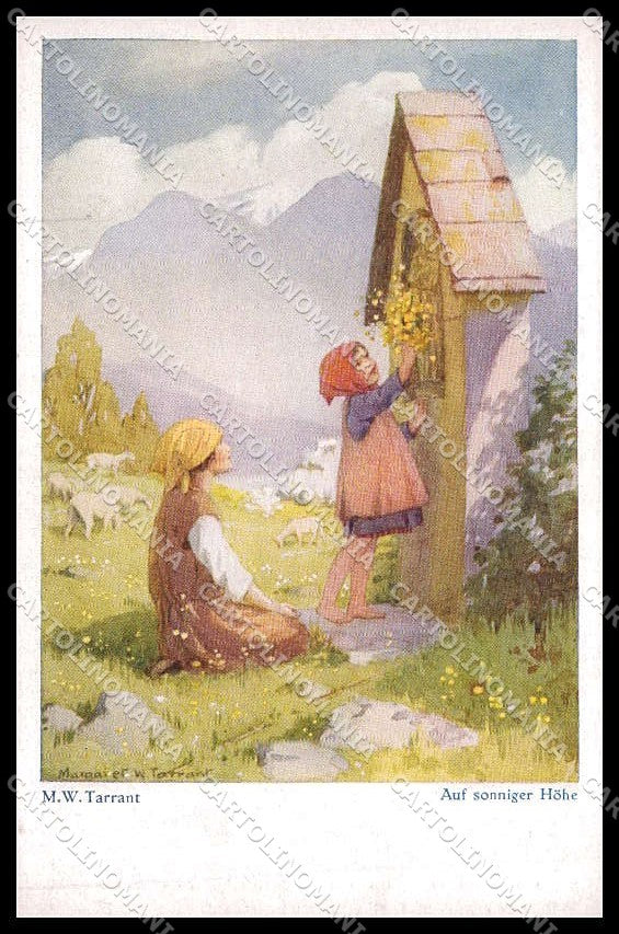 Illustratori Artist Signed M. W. Tarrant Children serie 3427 cartolina ZG7392 – fronte