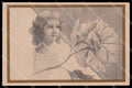 Illustratori Artist Signed Girl Flowers Viennoise Spring cartolina ZG7437 – fronte